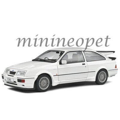 SOLIDO 1987 FORD SIERRA RS 500 1/18 DIECAST MODEL CAR WHITE S1806104