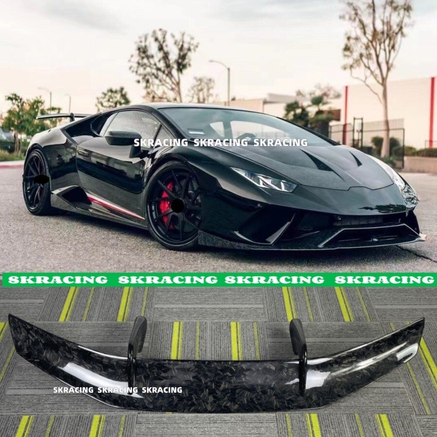 Forge Carbon Rear Trunk Spoiler Wing lip For Lamborghini Huracan