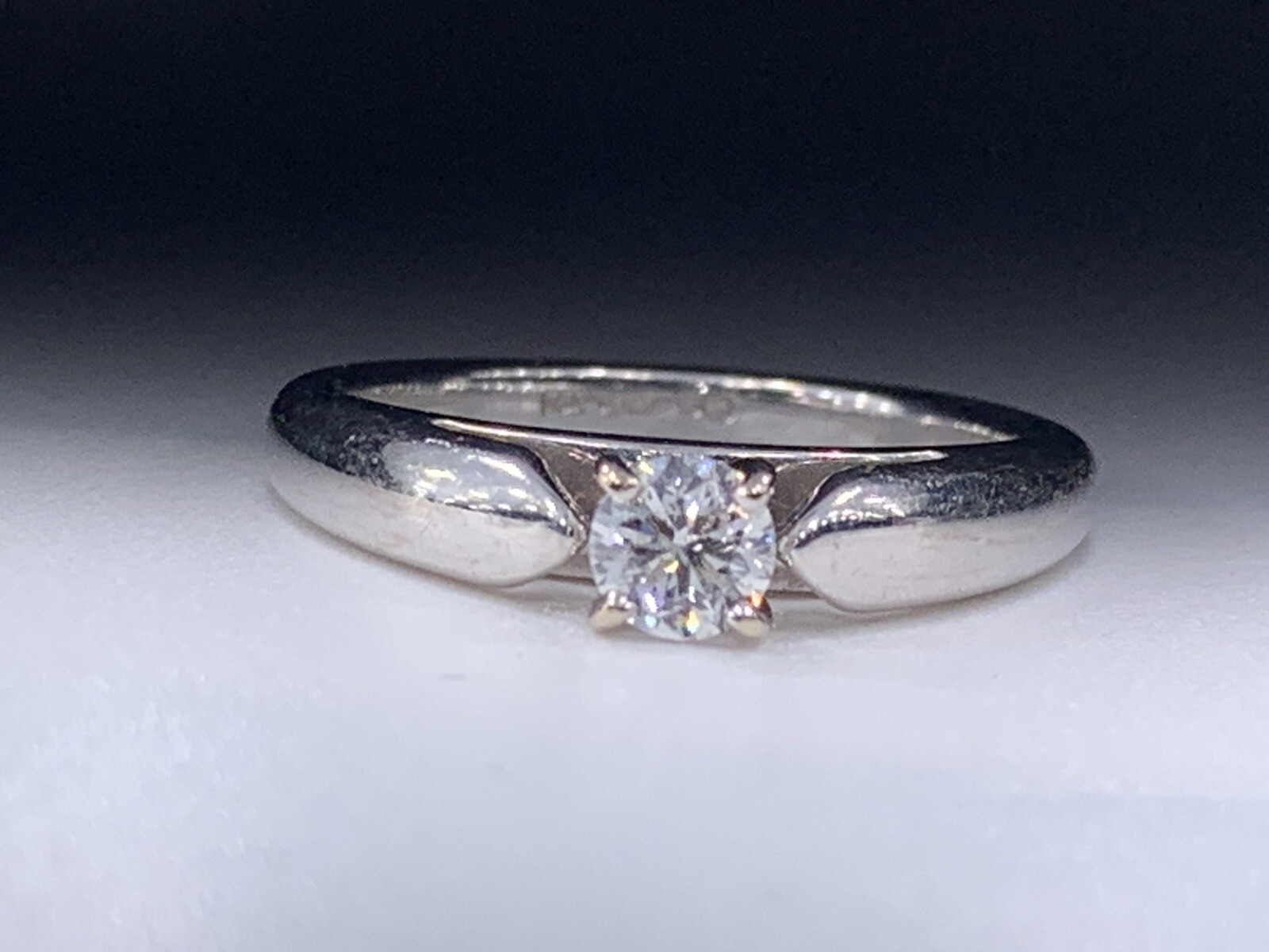 Magic Glo Solitaire Round Diamond Engagement Ring… - image 6