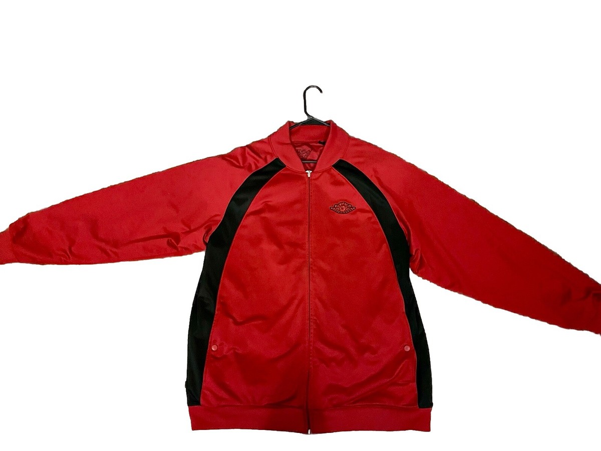 Vintage Retro Jordan 1 Jacket Red Black Reversible Size XXL 2005
