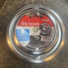 Range Kleen 2pc Chrome Style B Drip Bowls
