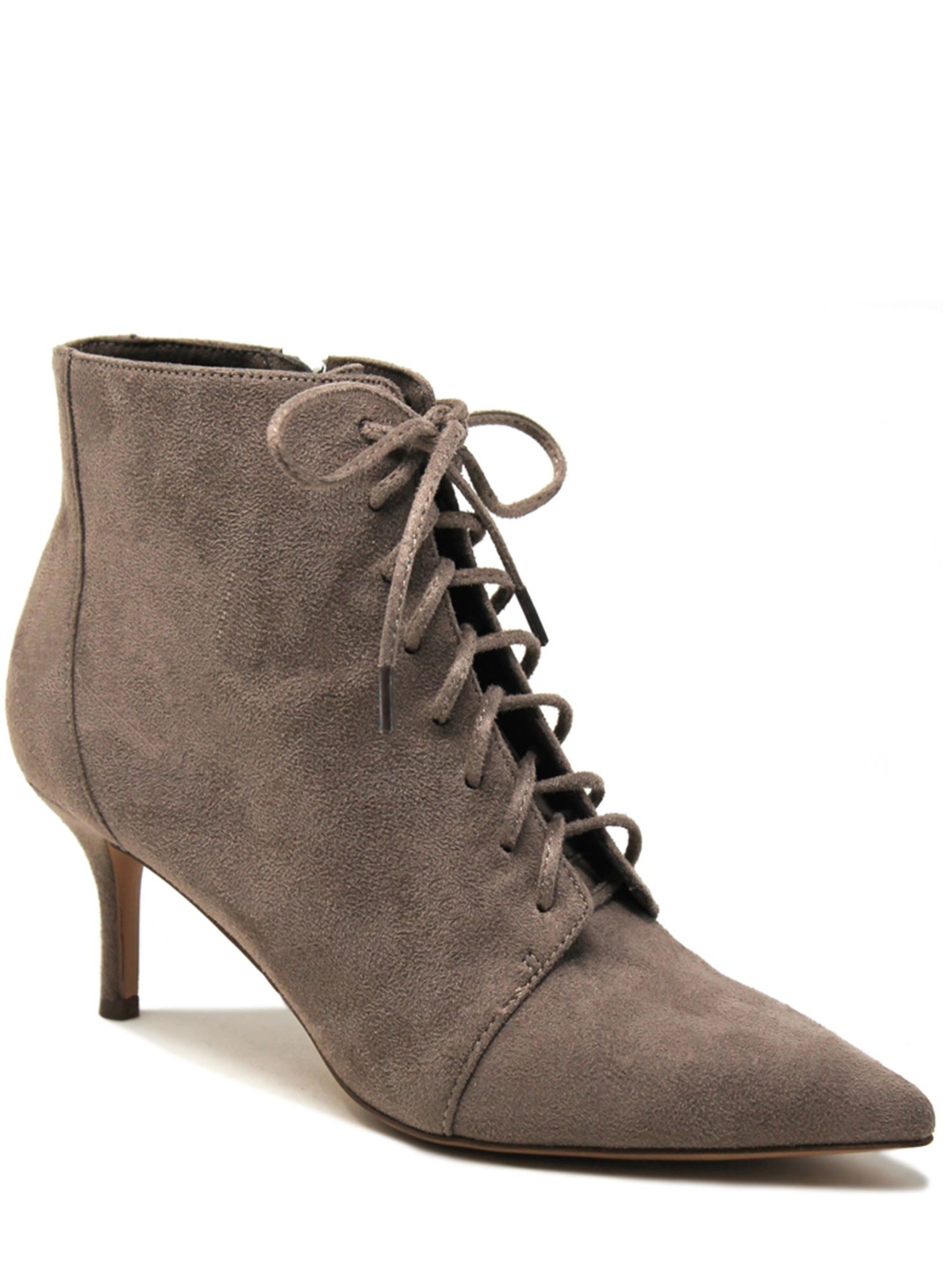 CHARLES BY CHARLES DAVID Womens Beige Lace Award Pointed Toe Booties 5 M