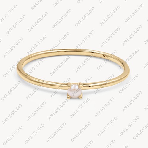 Natürlicher Edelstein Geburtsstein Ring Stapel Multi Form Edelstein Bandring 14k Gold - Bild 25 von 31