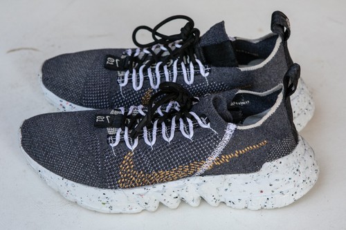 Nike Men's Space Hippie 01 'Black Wheat' Sneakers US 10, UK 9, EU 44. CZ6148-002