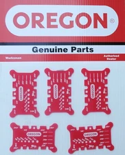 SML 5 pack Genuine Oregon  556418 Chainsaw Guide Bar and Chain Measuring Tool