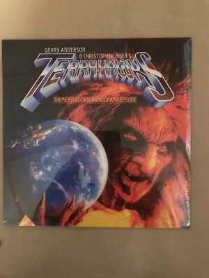 TERRAHAWKS INTO THE BREAK FULL CAST AUDIO, 2020 RSD LTD ORANGE VINYL LP, NEU