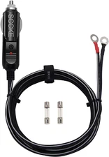 Heavy-Duty 14AWG 20A Male Plug Cigarette Lighter Adapter Power Supply Cord with