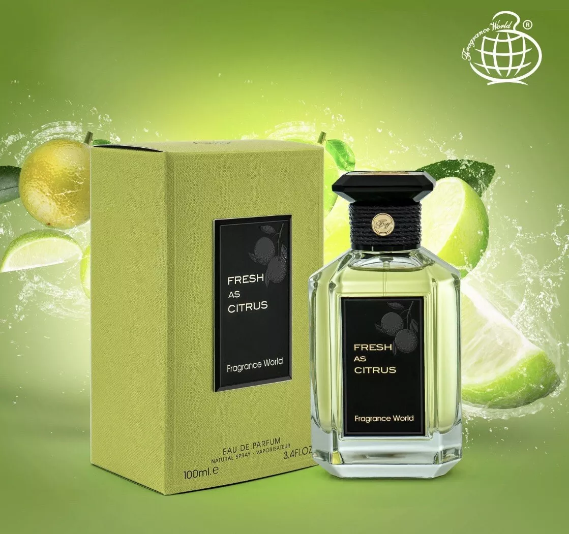 Fresh As Citrus EDP Perfume By Fragrance World 100 ML🥇Rich Niche UAE  Version🥇