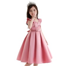 Girls' Sleeveless Dress Children's Sequin Festival Evening Princess Dress