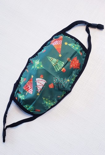 Weihnachtsmasken Baumwolle Urlaub Erwachsene Kind 2-lagig maschinenwaschbar langlebig xmas - Bild 10 von 15