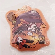 Black Butler Grell Sutcliff Halloween Reflector Keychain *US SELLER*