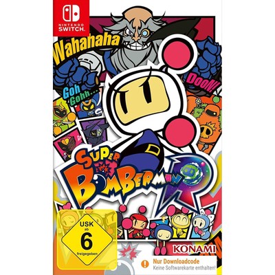 Super Bomberman R Code in a Box Nintendo Switch (Lite) Videospiel NEU&OVP