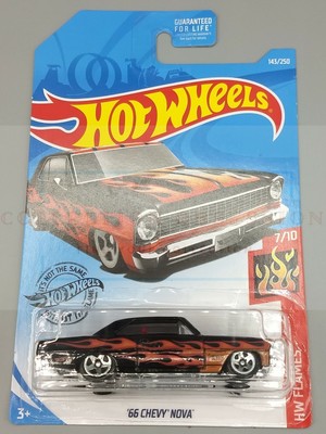 hot wheels 2019 flames