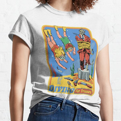 Diving For Treasure Classic T Shirt