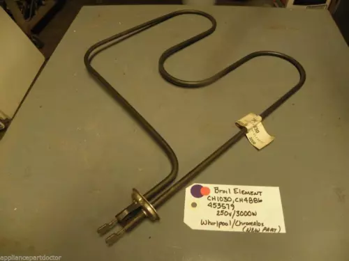 NOS Whirlpool Chromalox  CH1030  CH4886 453579 BROIL ELEMENT 250v/3000w 