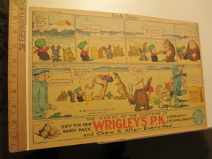 newspaper-ad-1926-WRIGLEY-039-S-chewing-gum-KFS-comic-Little-Jimmy-Swinnerton