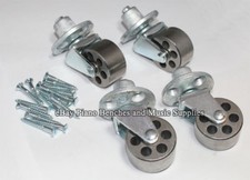 Upright Piano Wheels Cast Iron - 4 Casters Screws - Heavy Duty