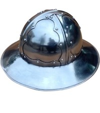Kettle Hat Armor Helmet Medieval Knight Crusader Steel Armour Helmet LARP SCA