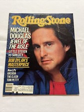 1986 January 16 ROLLINGSTONE Michael Douglas Bob Dylan (MH355)