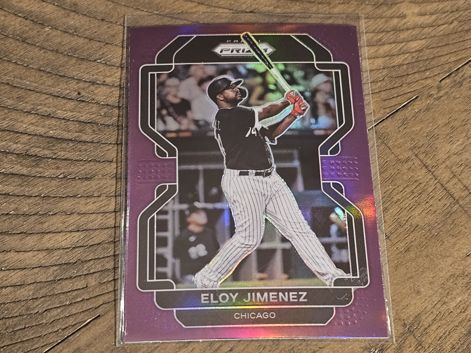 2022 Panini Prizm #89 Eloy Jimenez Purple Prizm Nmmt