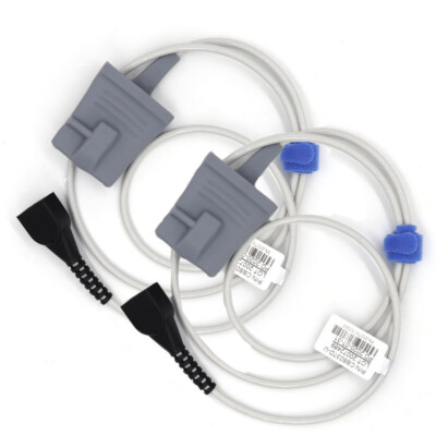 2Pcs,SpO2 Sensor Probe Fit For Nonin 2500 8500 Avant 2120 4000 9600 9700 7500FO
