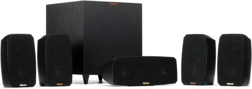 Sistema de sonido envolvente 5.1 paquete de teatro de referencia negro Klipsch para el hogar música - Imagen 2 de 10