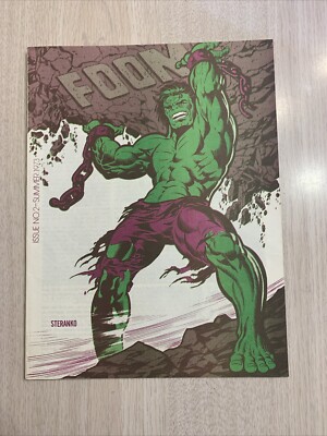 FOOM MAGAZINE 2 VF STERANKO WOLVERINE PROTOTYPE MARVELMANIA FANZINE WHITE PAGES