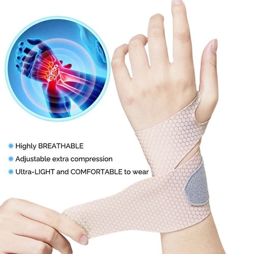 Ultra Thin Wrist Brace Wrist Compression Band for Carpal Tunnel Tendonitis - Picture 8 of 21