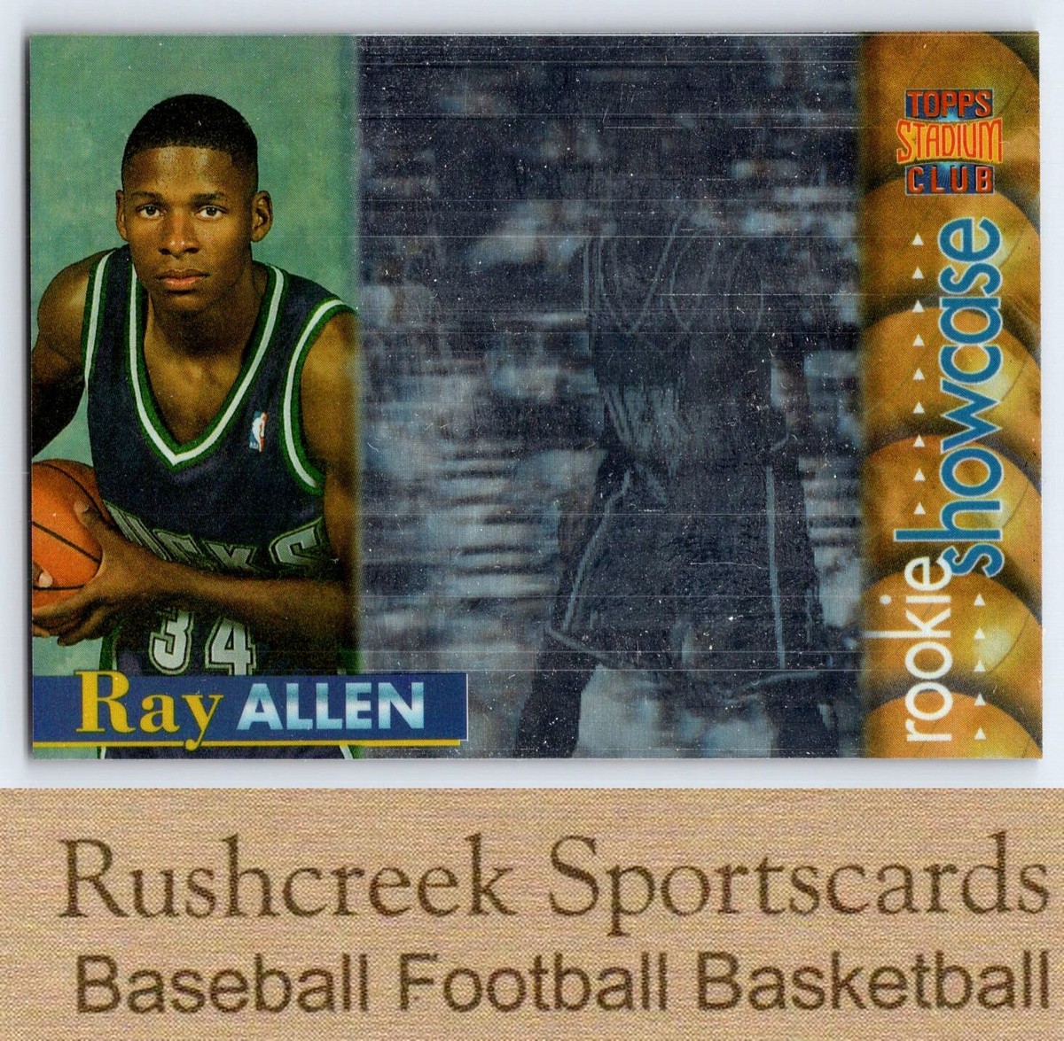1996-97 Stadium Club #RS4 Ray Allen Rookie Showcase | eBay