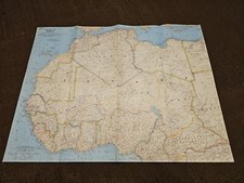 National Geographic Map - Northwestern Africa - 1966