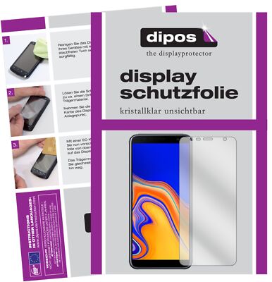 2+2x Schutzfolie für Samsung Galaxy J6 Plus (2018) klar Displayschutzfolie Folie