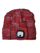 Unisex Beanie Hat with Light -3 Modes - USB Rechargeable - Adjustable Brightness