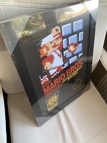 100% OFFICIAL Nintendo Super Mario Bros NES Cover Framed Art Photo NEW RARE