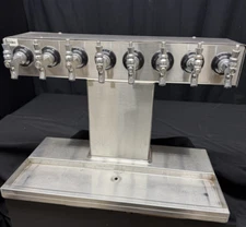 Glastender BT-88-SS-CP, 8 Tap Dispenser  - Glycol Cooled - Stainless Steel