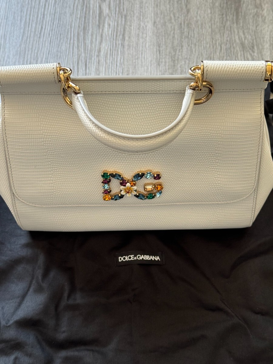【関税&送料込み】Dolce & Gabbana Borse... Bianco Dolce & Gabbana Borsa A Mano Blanco ( White) Bag | eBay