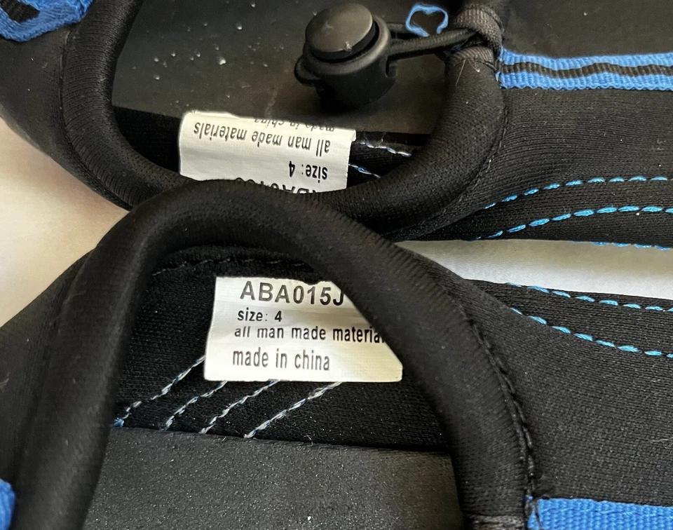 Zapatos Air Balance Negro Azul Para Hombre/Juventud Agua Aqua Talla 4 Foto 3 de 4