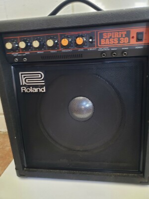 Roland SPIRIT BASS 30 ベースアンプ 80年代 Vintage Roland Spirit Bass 30 Watt Bass Guitar Amplifier | eBay