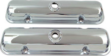 Oer Chrome Valve Cover Set For 301-455ci Pontiac Engines With Drippers