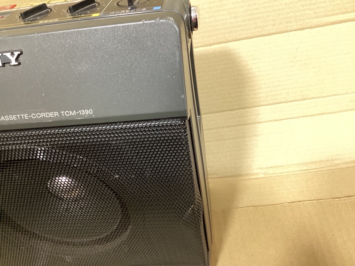 Sony TCM-1390 Cassette tape player recorder loudspeaker Japan | eBay