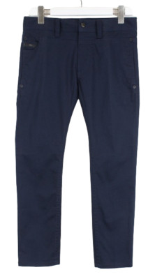 Diesel Chi-Dee Slim Fit Hose Herren W28 Reißverschluss Fly Freizeit Dunkel Chino