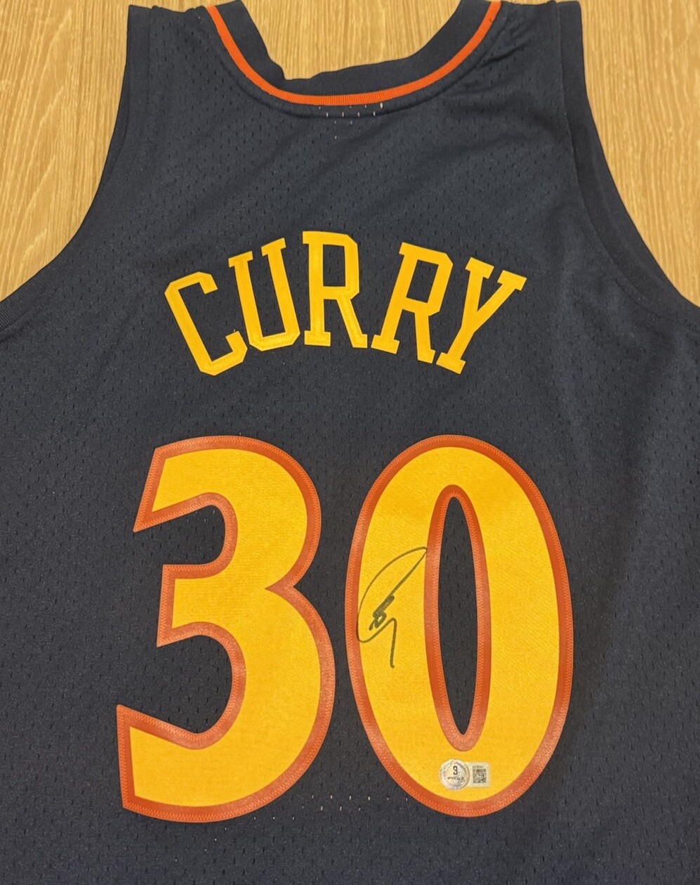 Stephen Curry Autographed Signed GOLDEN STATE WARRIORS BECKETT BAS LOA 