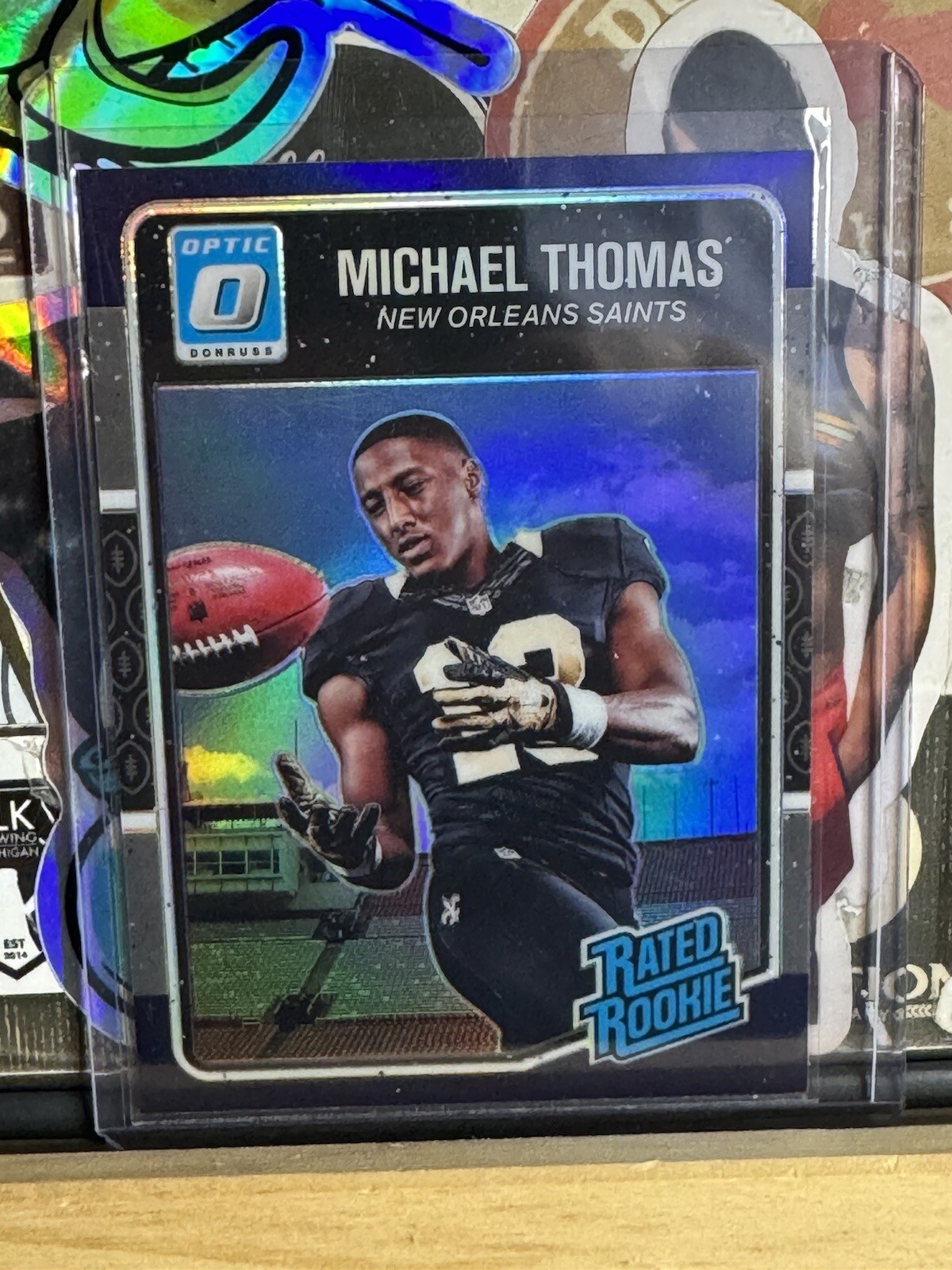 2016 Panini Donruss Optic #186 Michael Thomas Rated Rookie Purple Holo NO Saints