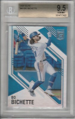 ⚾ BO BICHETTE 2021 Panini Elite #43 BGS 9.5 Gem Mint Blue ⚾ BO BICHETTE 2021 Panini Elite #43 BGS 9.5 Gem Mint Blue