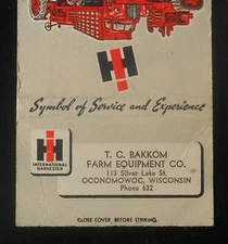 1940s International Harvester Tractor Crawler T. C. Bakkom Farm Oconomowoc WI MB