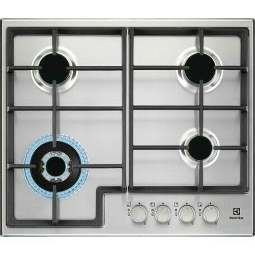 Electrolux EGG6436W Encimera de gas cm. 60 - vitrocerámica blanca |  Vieffetrade