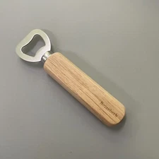 Househerb Bottle Openers, Handheld Soft Drinks Bottle Opener with Wood Handle