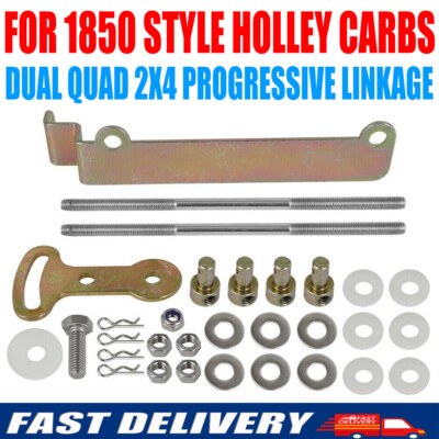 2x4 Inkages Progressive Linkage Kit Throttle Rod Dual Quad 2x4 1SET For 1850 Holley ...
