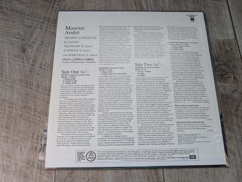 Maurice Andre, Haydn, Telemann, Albinoni And Marcello – Trumpet Concertos NM - Picture 4 of 4