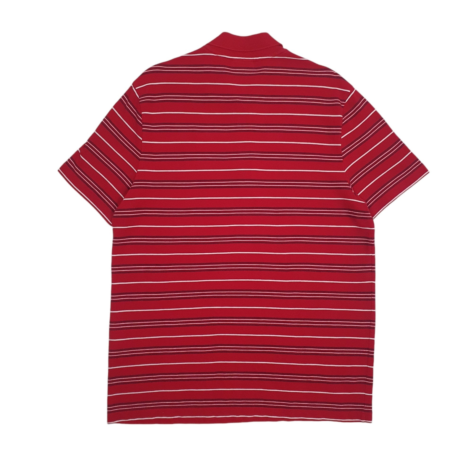 LACOSTE Red Polo Shirt Short Sleeve Cotton Mens L image 2
