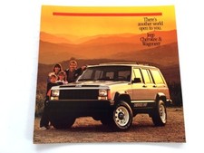 1986 Jeep Cherokee And Wagoneer 24-page Original Car Brochure Catalog - Chief 1986 Jeep Cherokee And Wagoneer 24-page Original Car Brochure Catalog - Chief